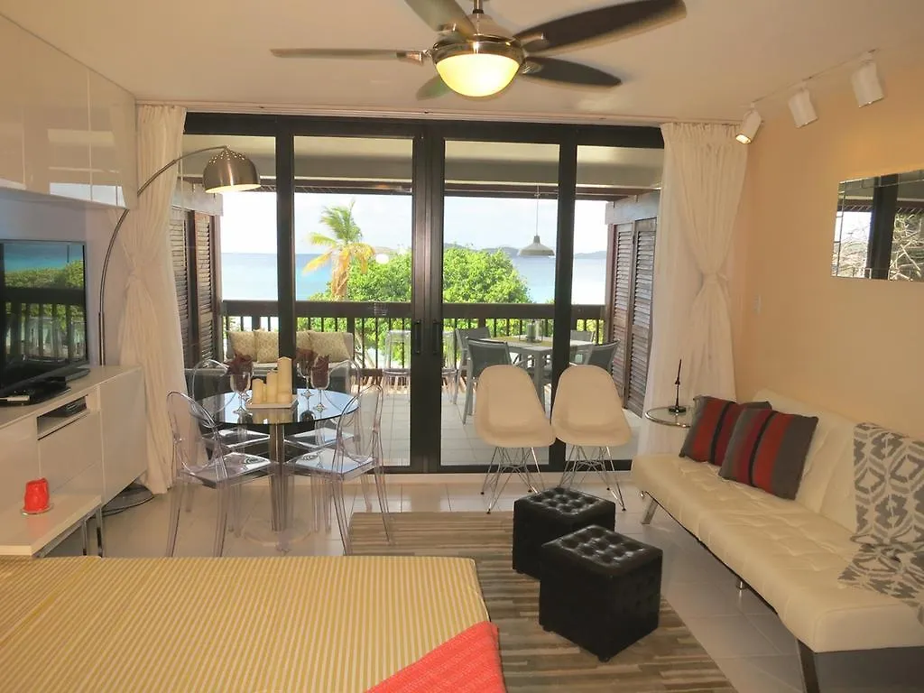 Luxury Beachfront Duplex Villa On Sapphire Beach I East End  شقة East End (Saint Thomas)