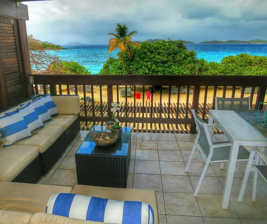 شقة Luxury Beachfront Duplex Villa On Sapphire Beach I East End